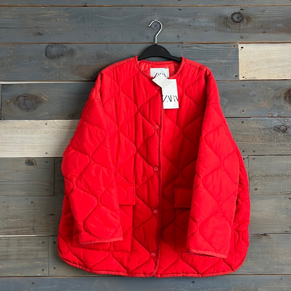 Zara Oversized Quilted Puffer Jacket